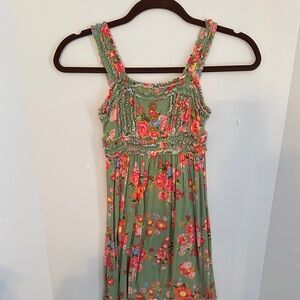 Matilda Jane Green Floral Kids Dress